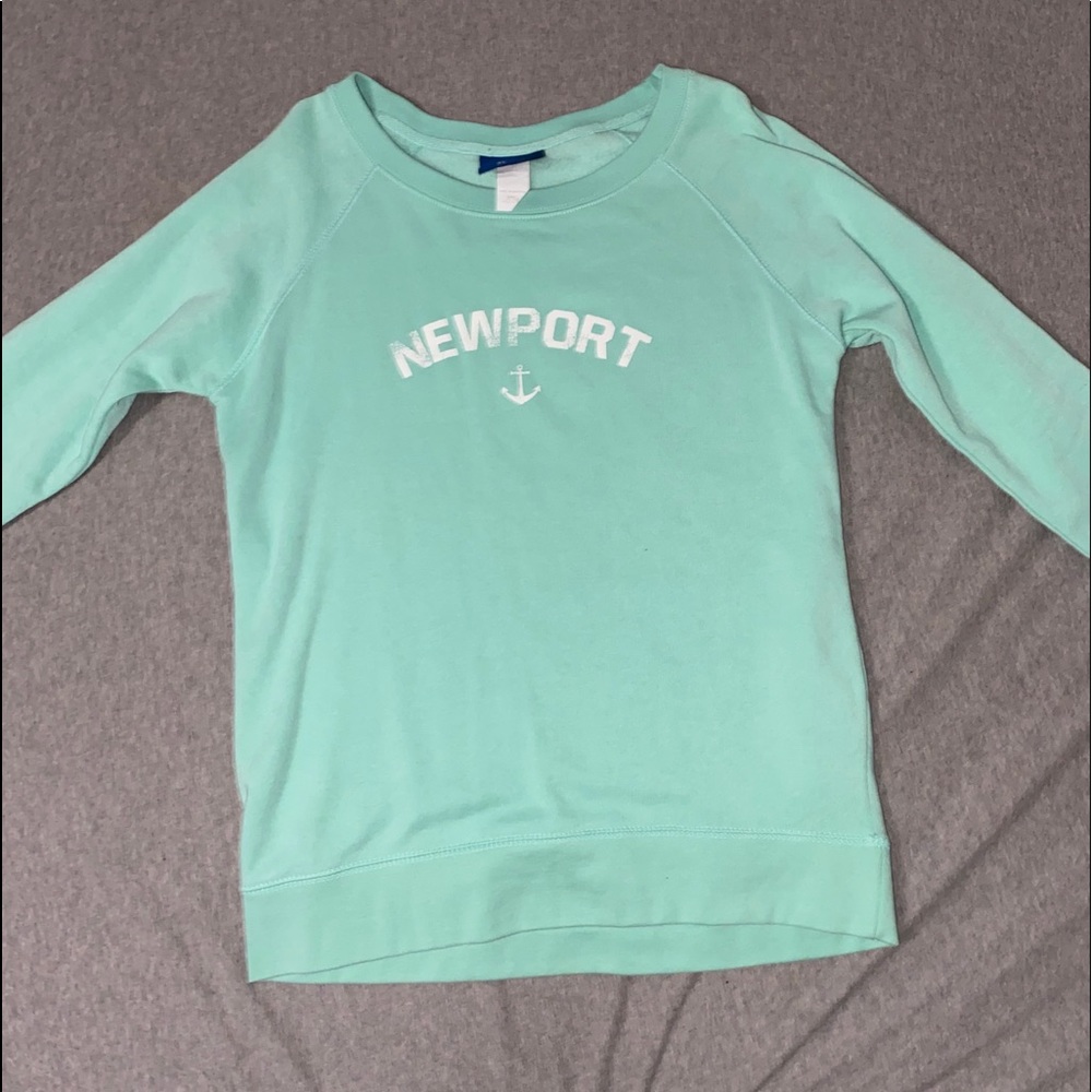 Cyan “NEWPORT” Crewneck sweatshirt